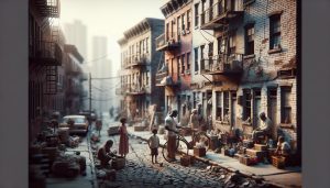 What type of housing did poor city dwellers live in: Urban