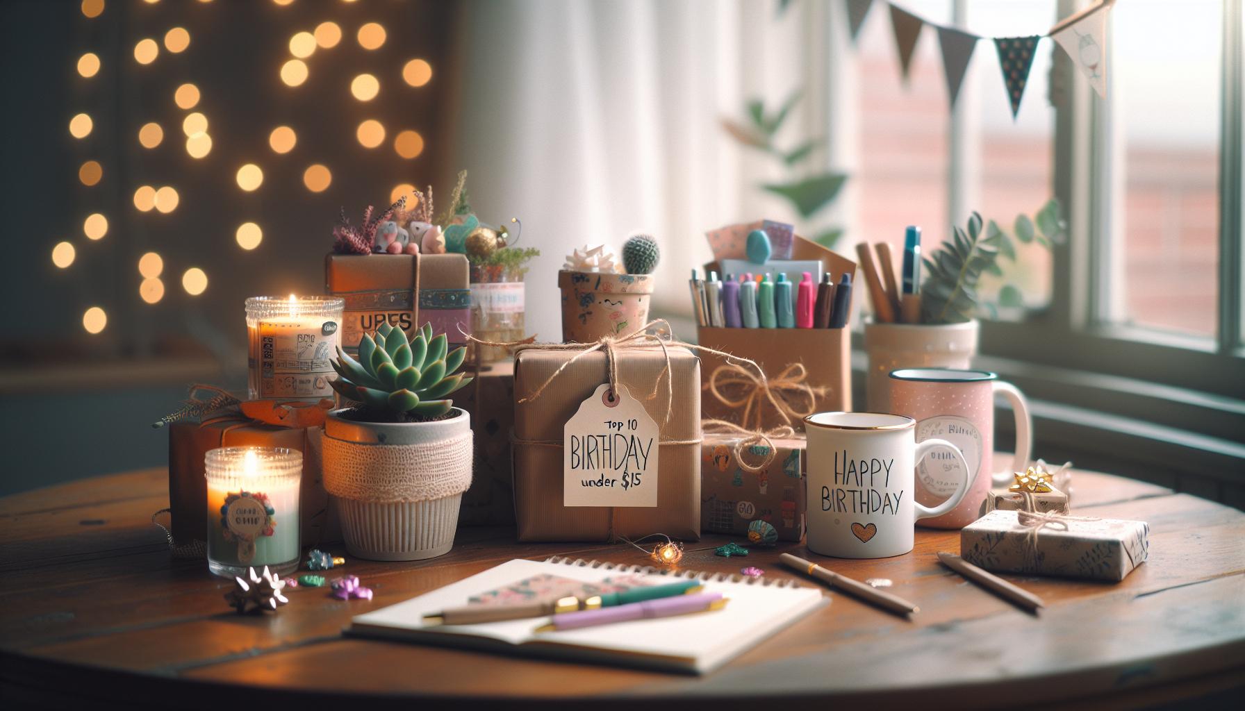 Top 10 Unique Birthday Gifts Under $15