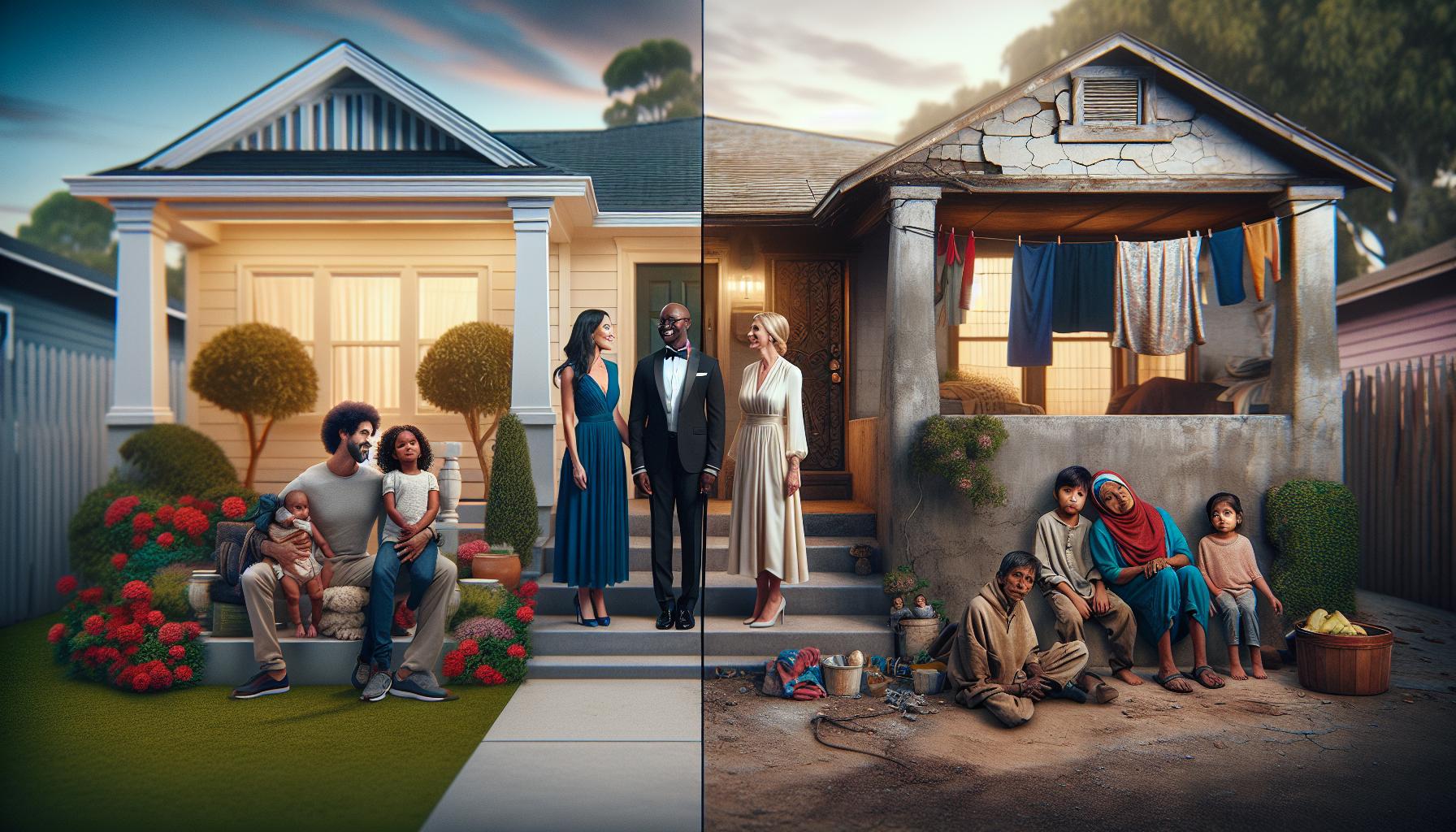 Social Hierarchy: Class and Living Conditions