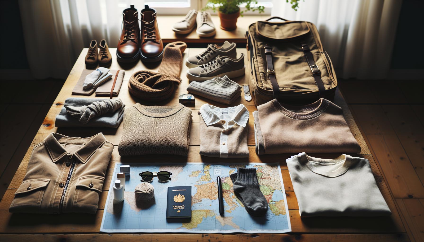 Essential Clothing Items for a Week in Europe