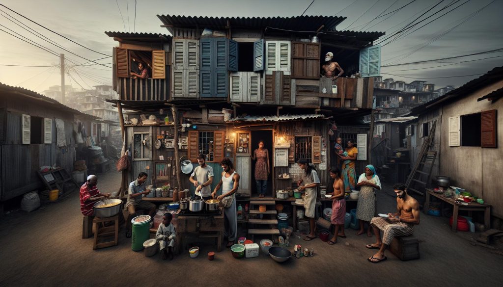 Where do poor people live in shutter-made houses: Global Look